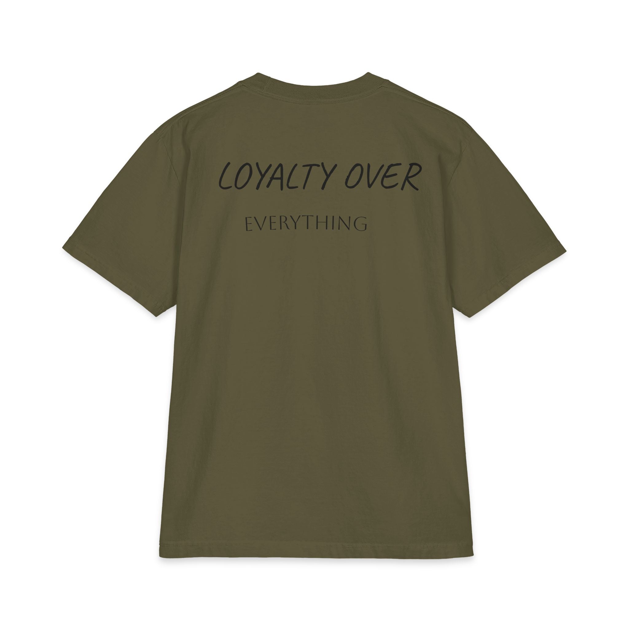 German Shepherd Portrait T‑Shirt — "Loyalty Over Everything" Dog Lover Tee