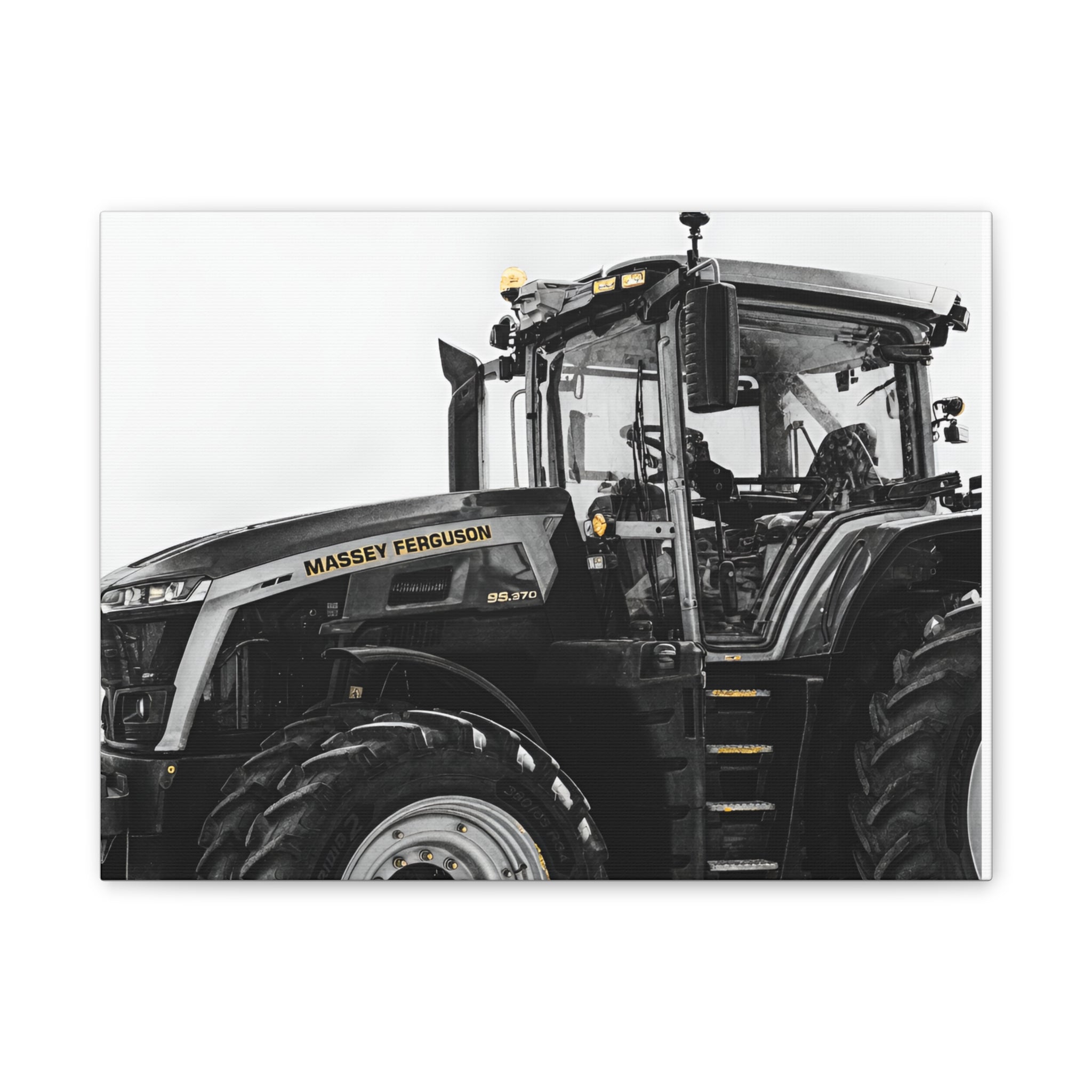 Tractor Canvas Print — Massey Ferguson Farm Wall Art (Stretched 0.75")