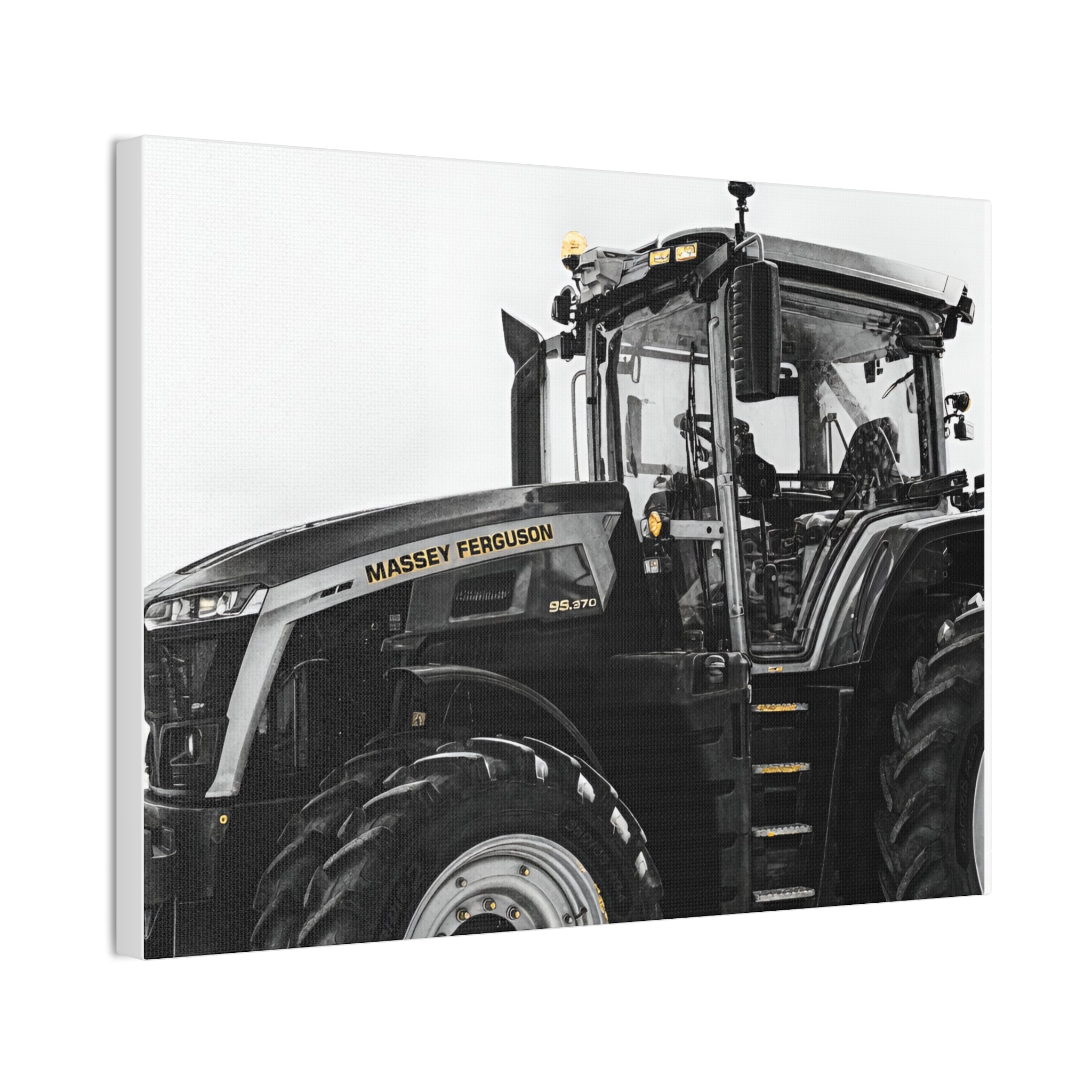 Tractor Canvas Print — Massey Ferguson Farm Wall Art (Stretched 0.75")