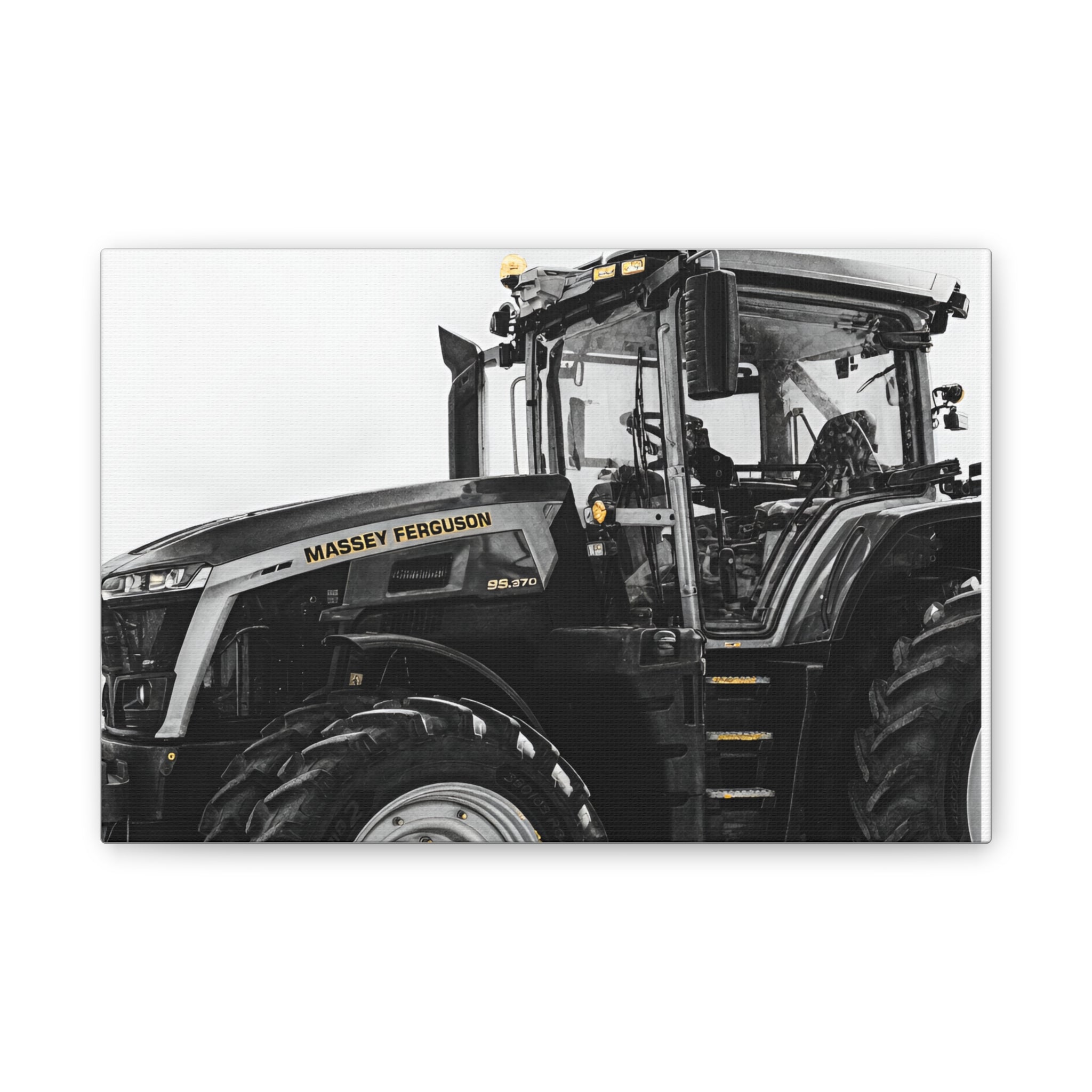 Tractor Canvas Print — Massey Ferguson Farm Wall Art (Stretched 0.75")