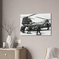Marine CH-47 Chinook Troop Helicopter Canvas Print
