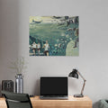 Leinwandbild "Vintage Fallschirmspringer" – WWII Airborne Wandbild