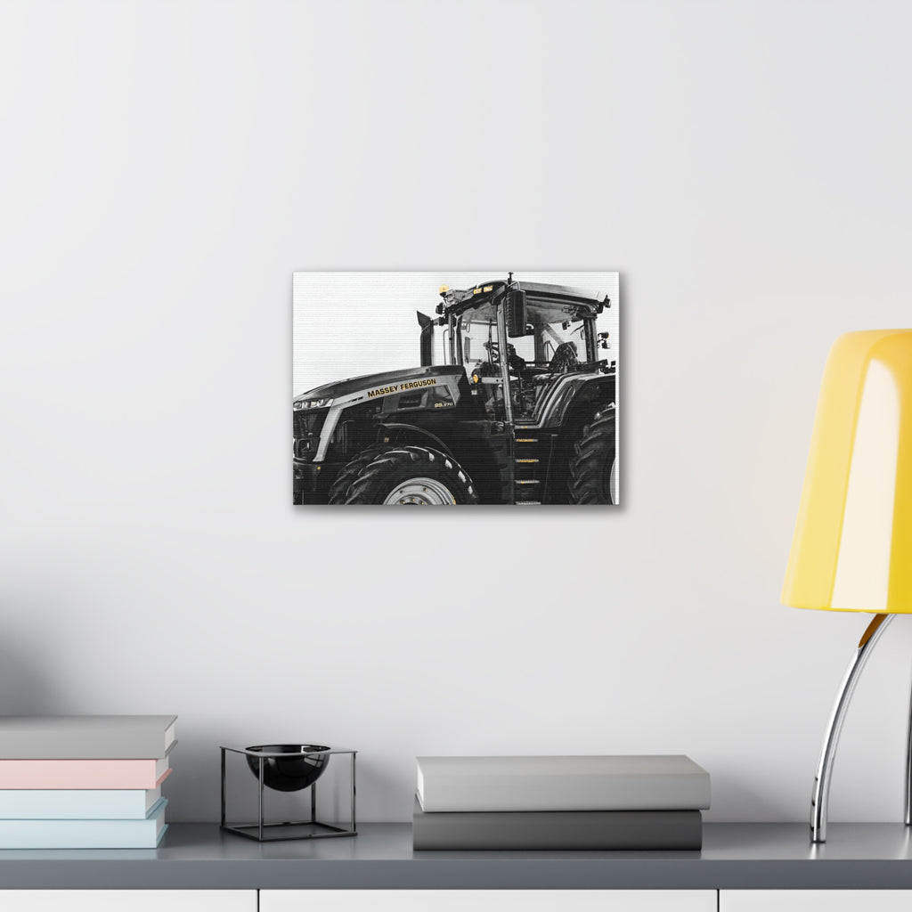 Tractor Canvas Print — Massey Ferguson Farm Wall Art (Stretched 0.75")