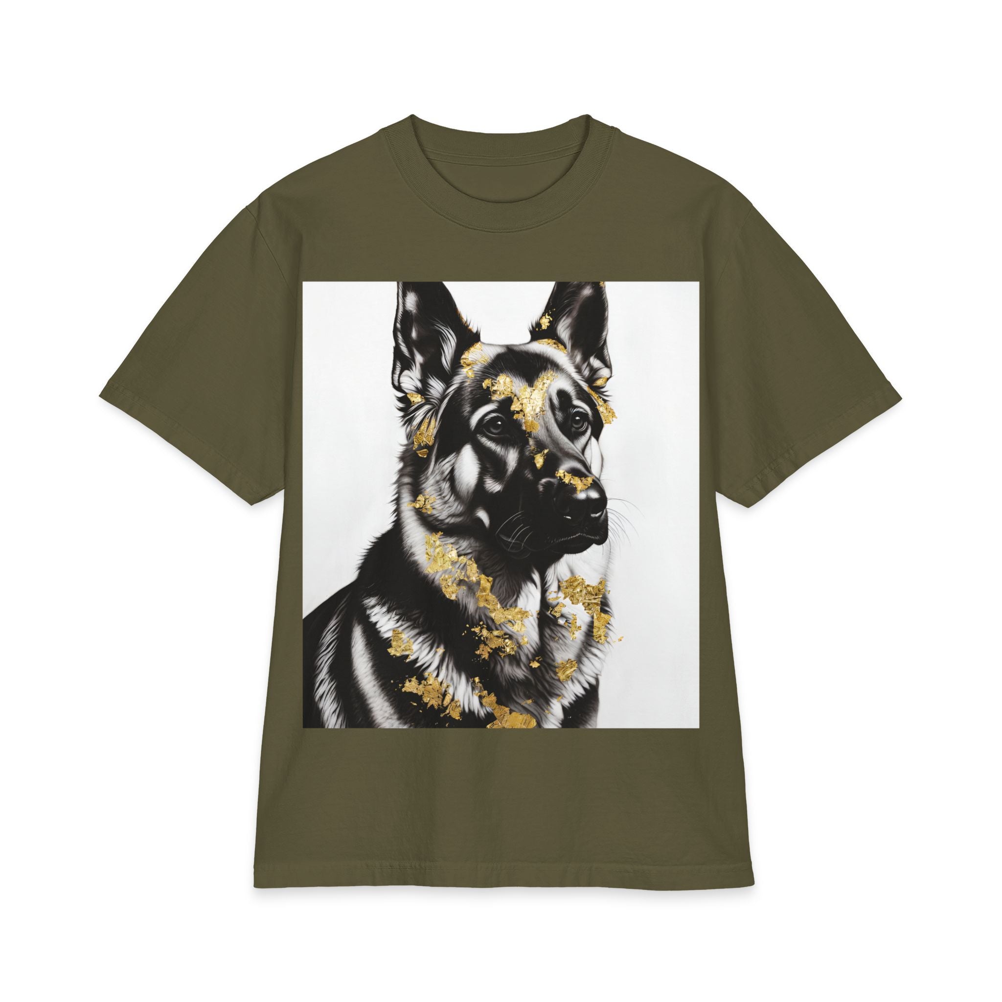 German Shepherd Portrait T‑Shirt — "Loyalty Over Everything" Dog Lover Tee