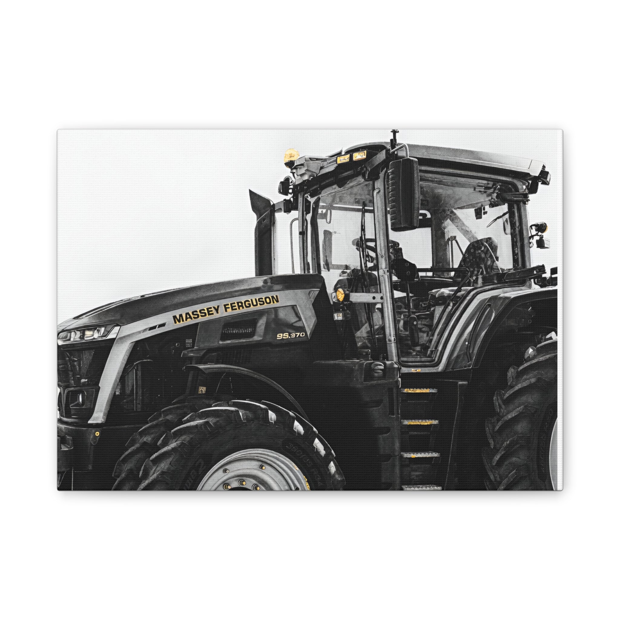 Tractor Canvas Print — Massey Ferguson Farm Wall Art (Stretched 0.75")