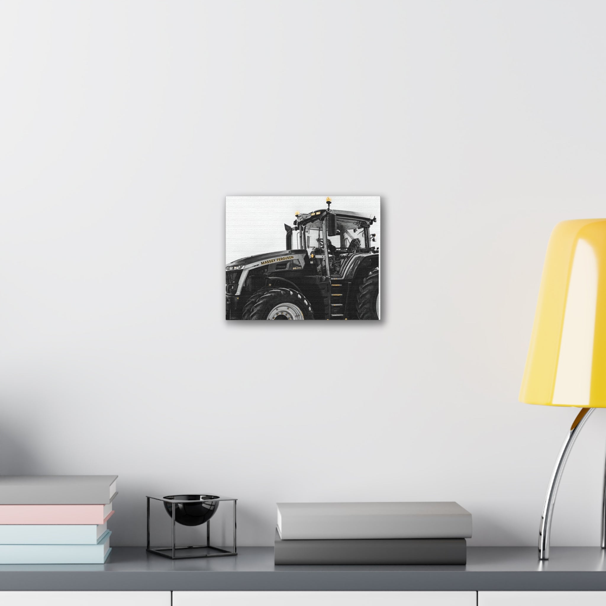Tractor Canvas Print — Massey Ferguson Farm Wall Art (Stretched 0.75")